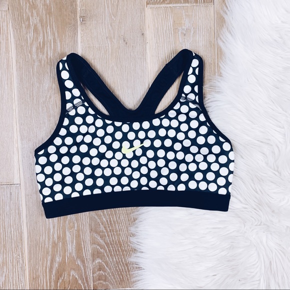 Nike Tops - Nike Dri Fit Polka Dot Sports Bra